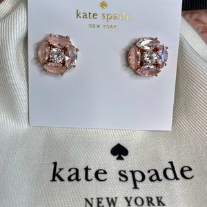 Kate Spade Pink Stone Cluster Earrings